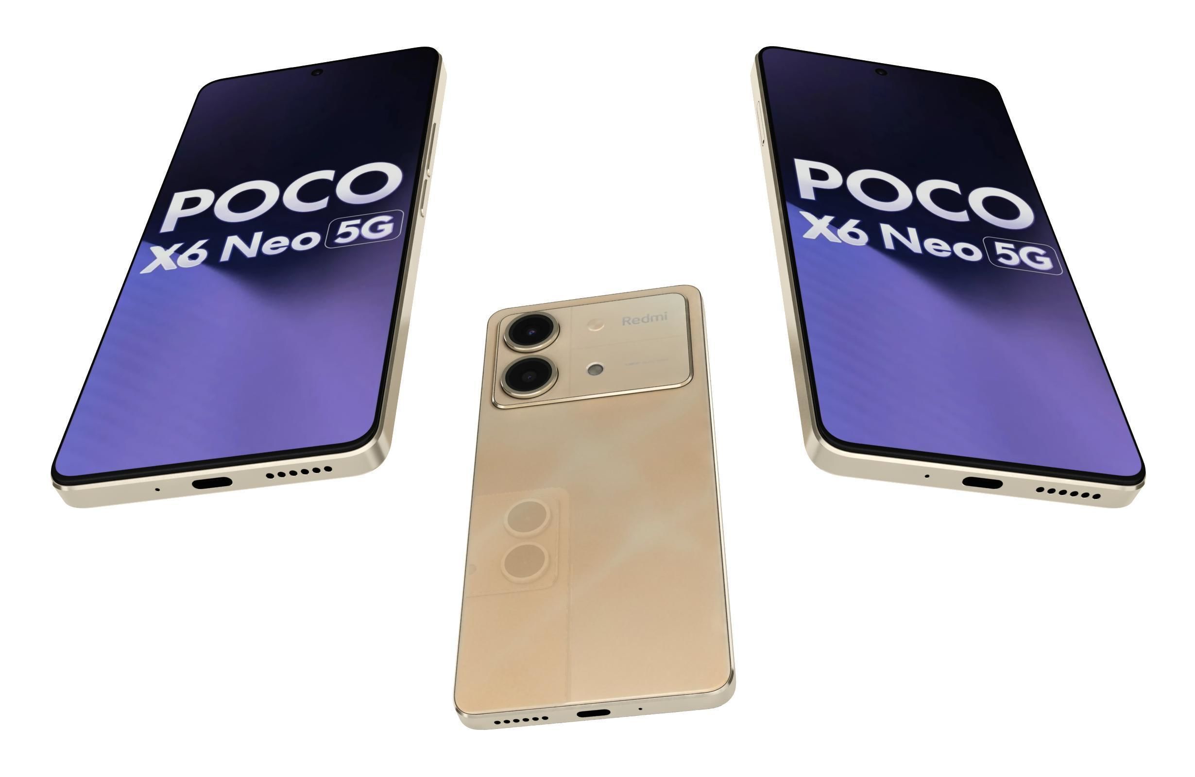 Xiaomi Poco X6 Neo All Colors 3D model_13