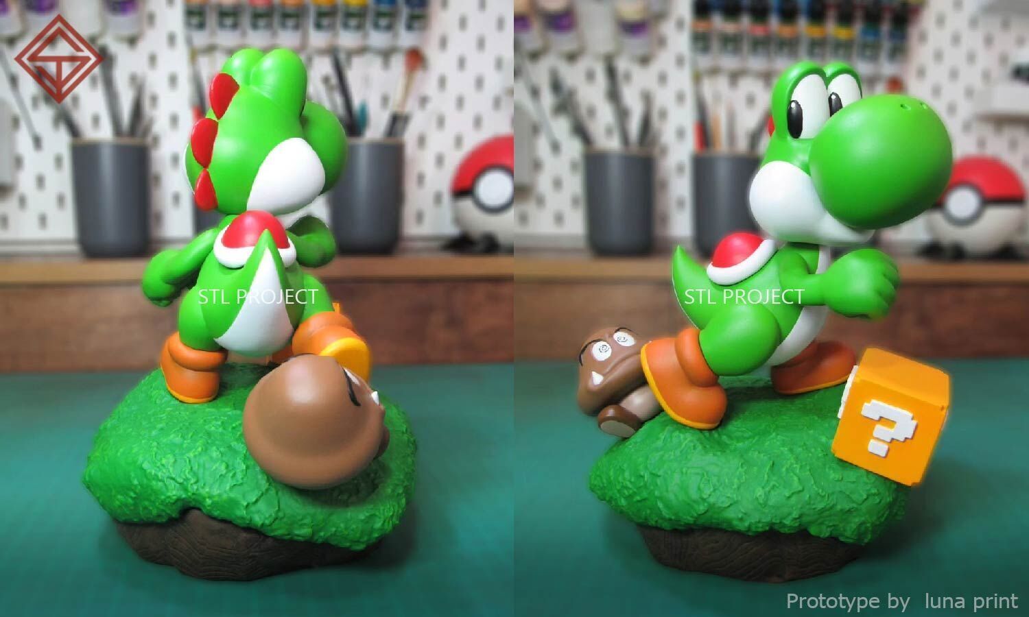 Yoshi 3D print model_2