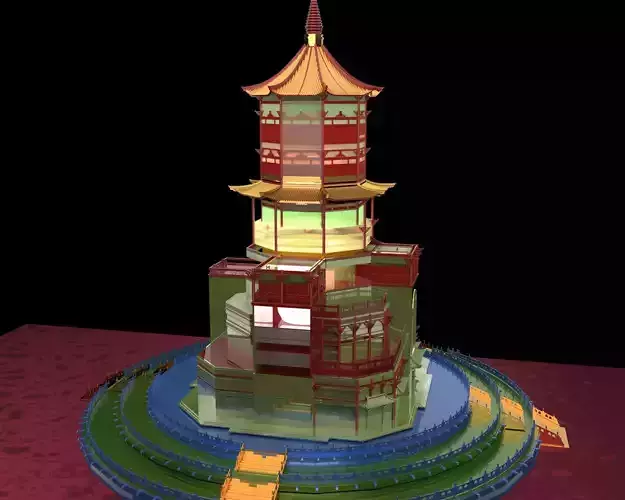 Chinese ancient  tower house  