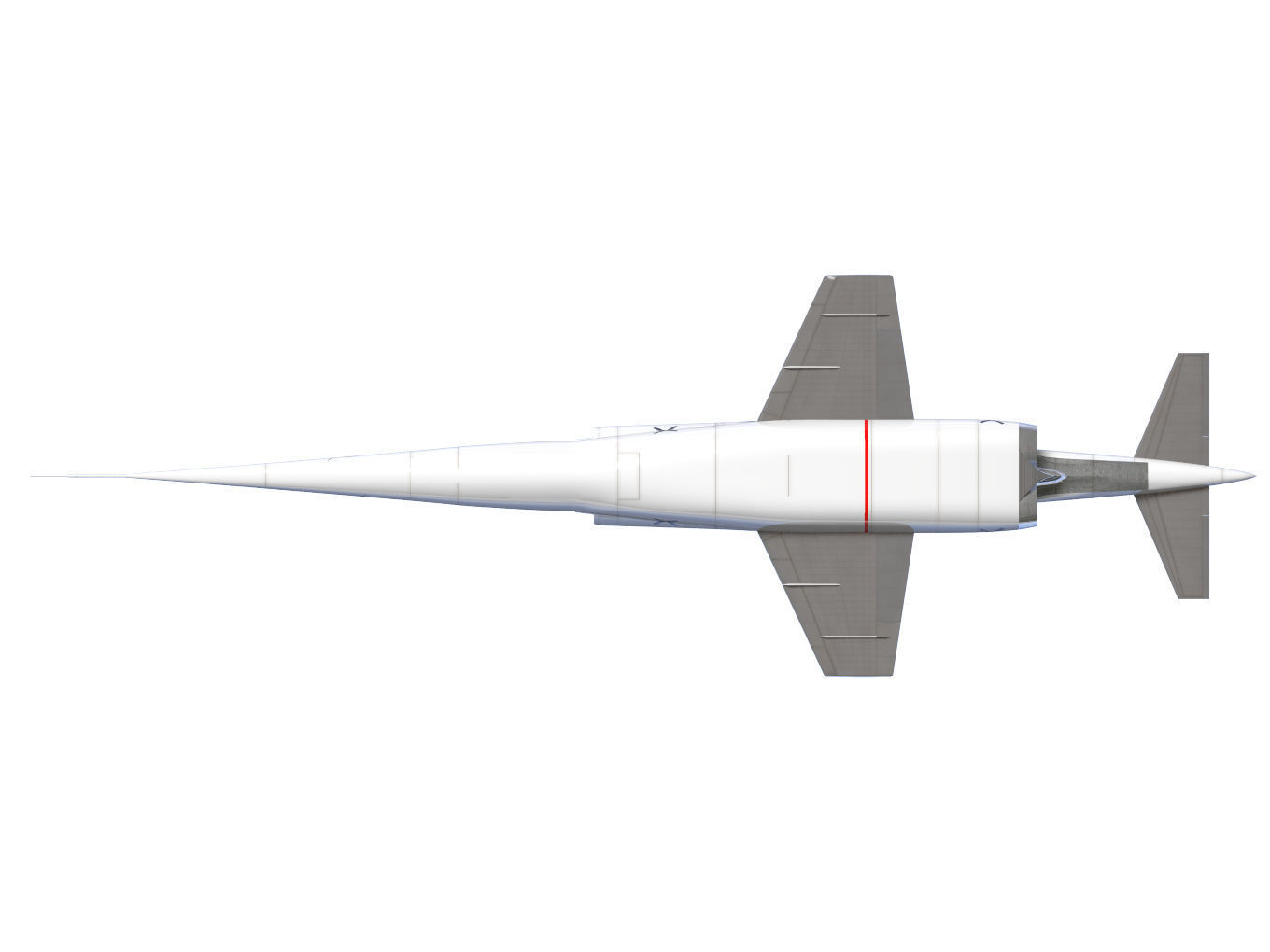 Douglas X-3 Stiletto 3D model_16