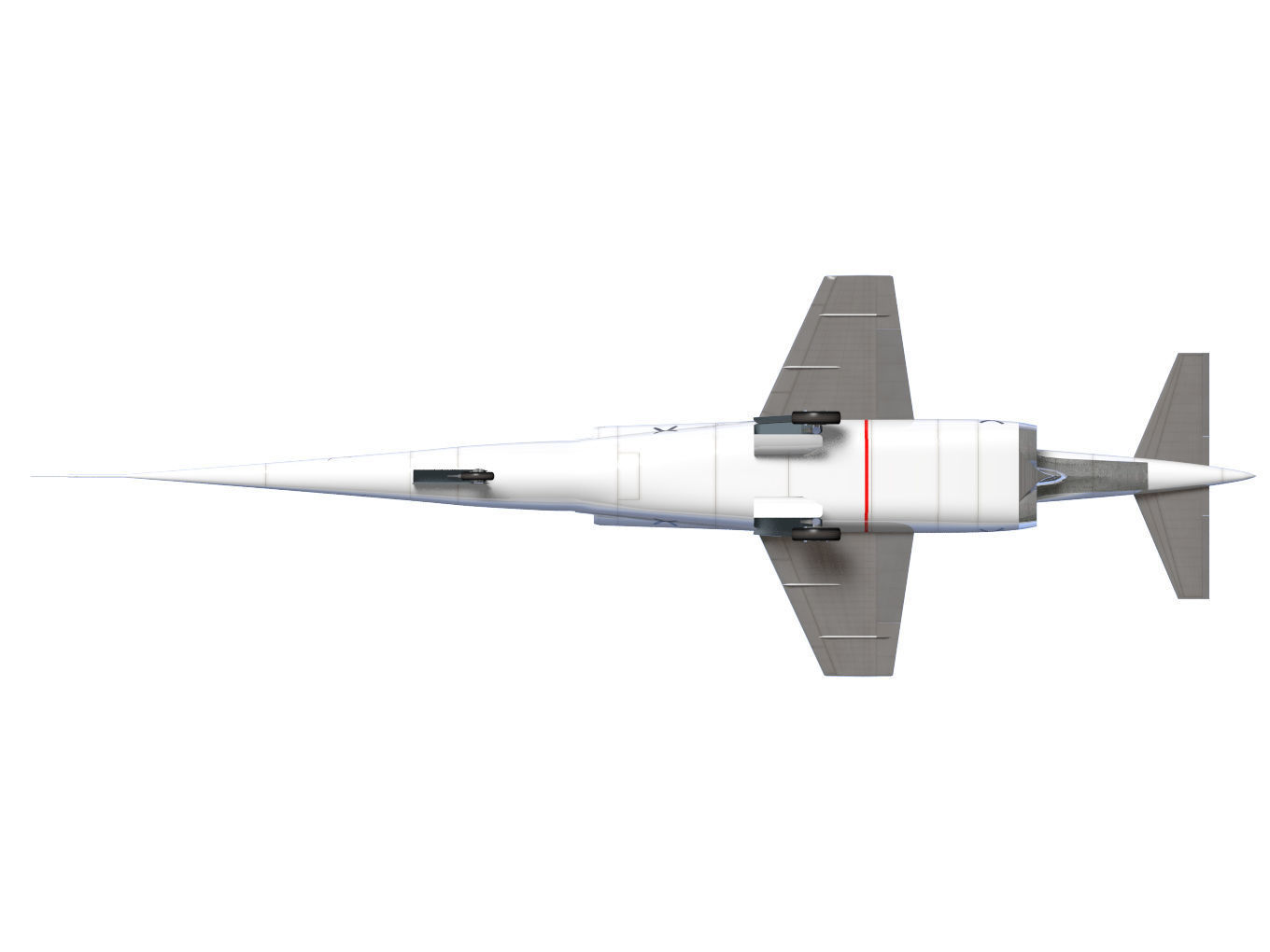 Douglas X-3 Stiletto 3D model_17