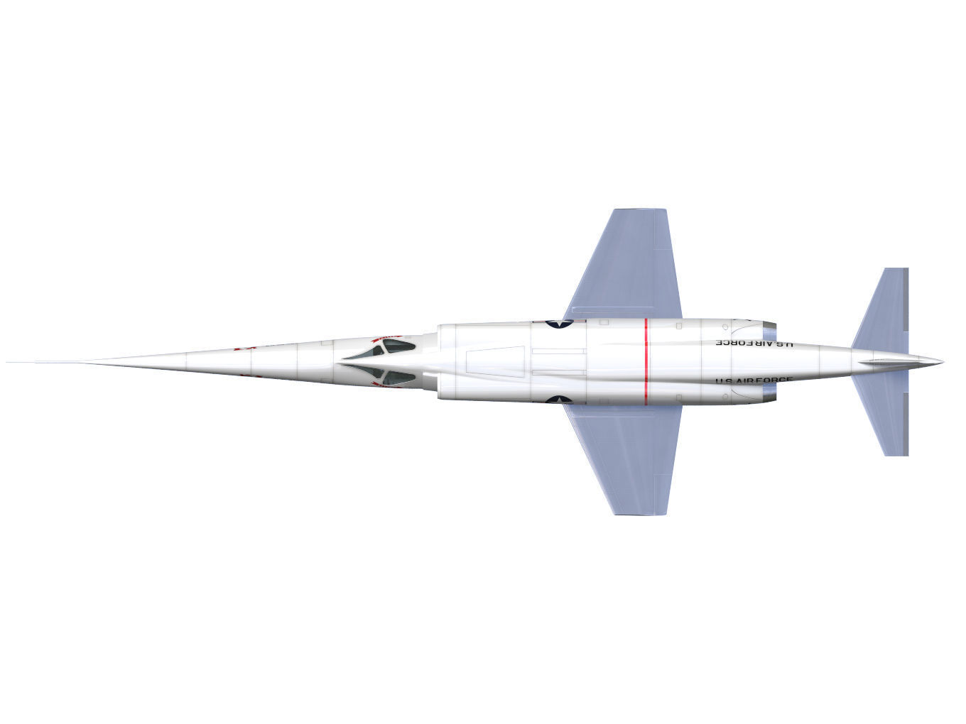 Douglas X-3 Stiletto 3D model_15