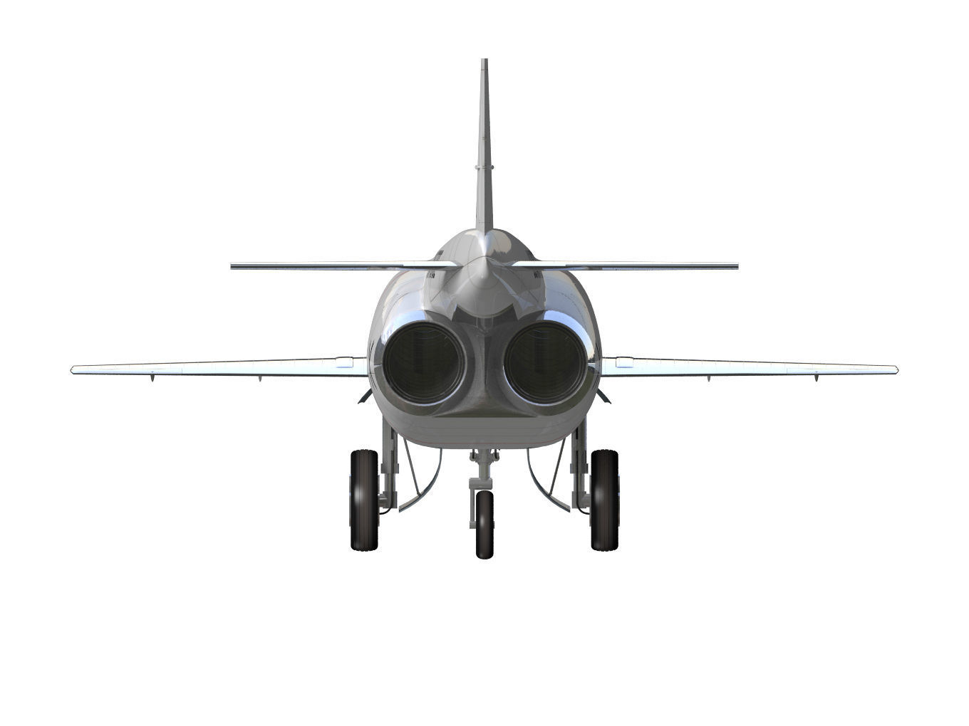 Douglas X-3 Stiletto 3D model_14