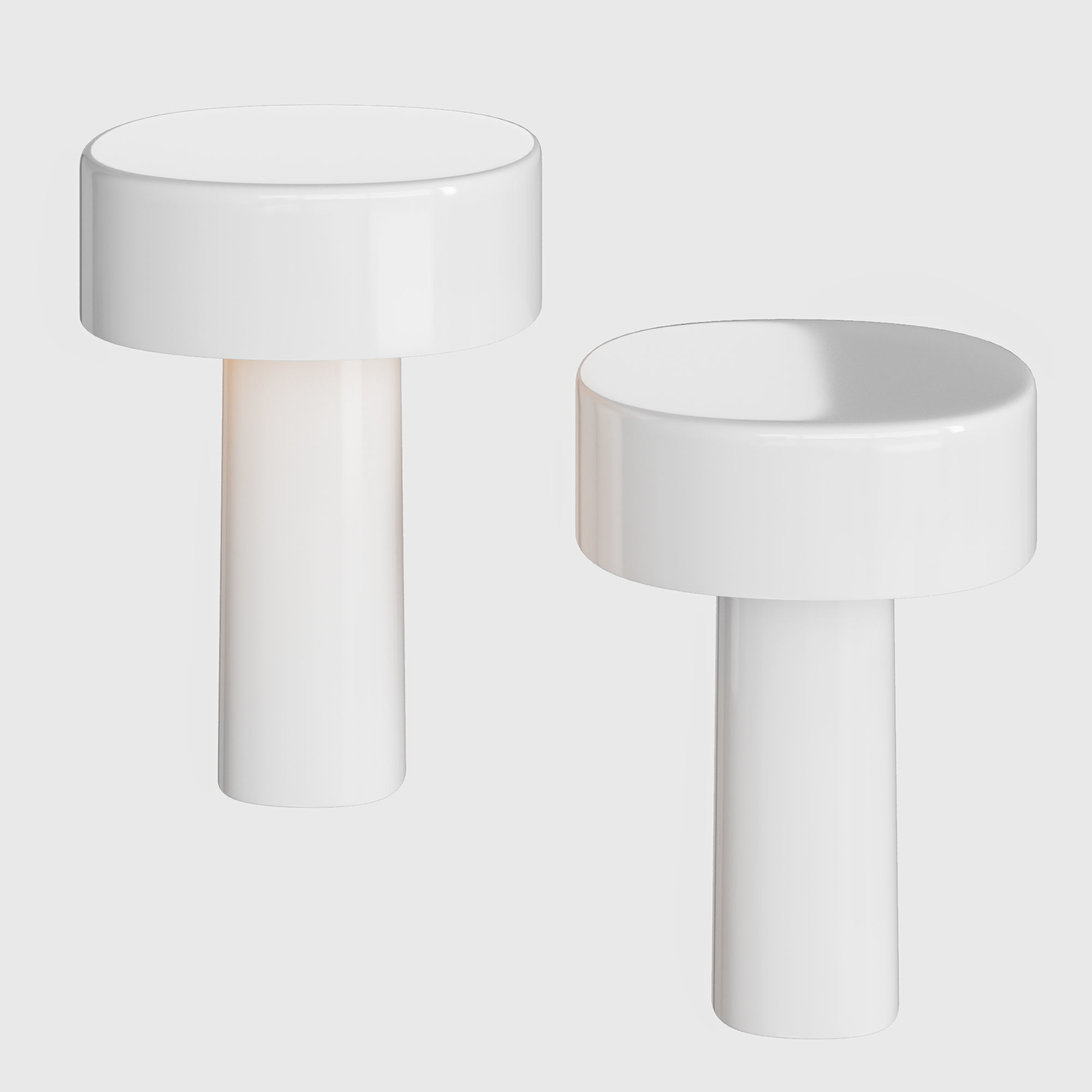 IKEA SOLVINDEN LED table lamps set 3D model_4