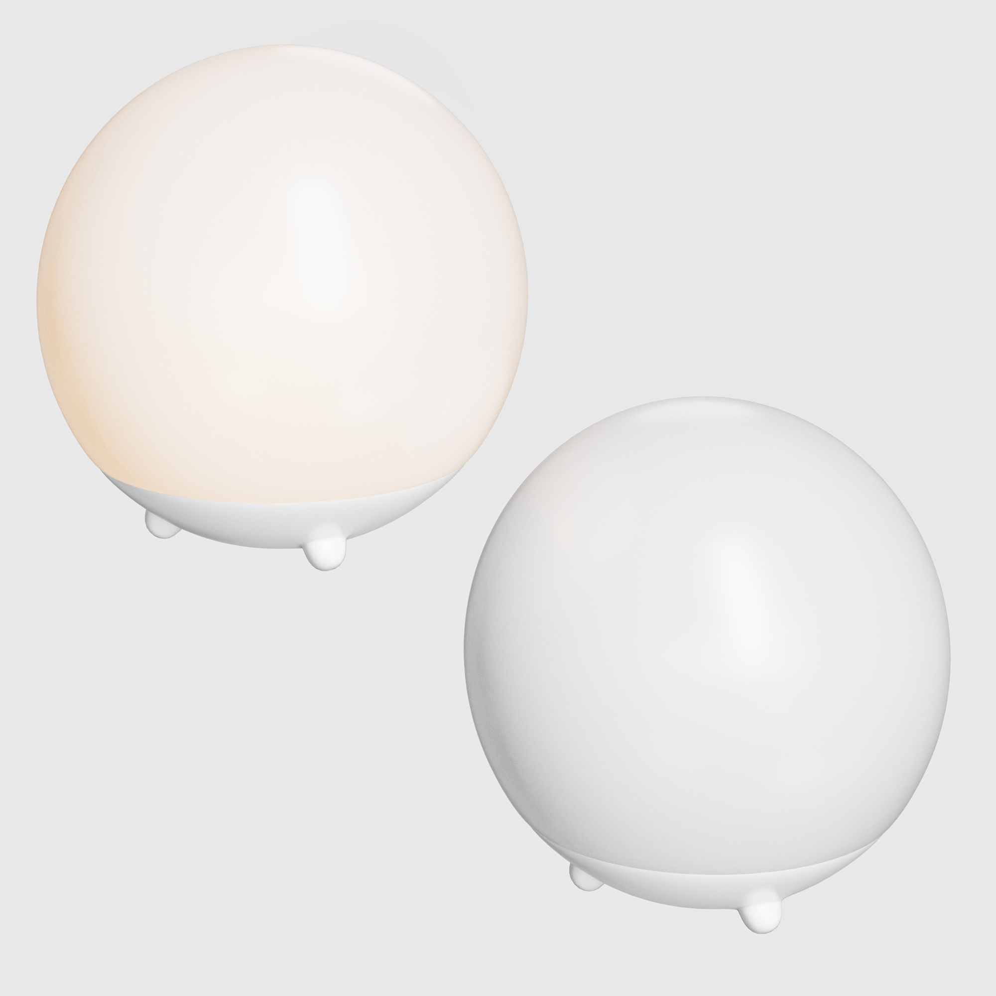 IKEA SOLVINDEN LED table lamps set 3D model_6