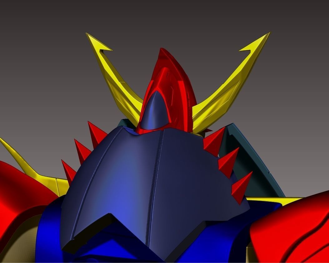 Robot Raideen 3D print model_19