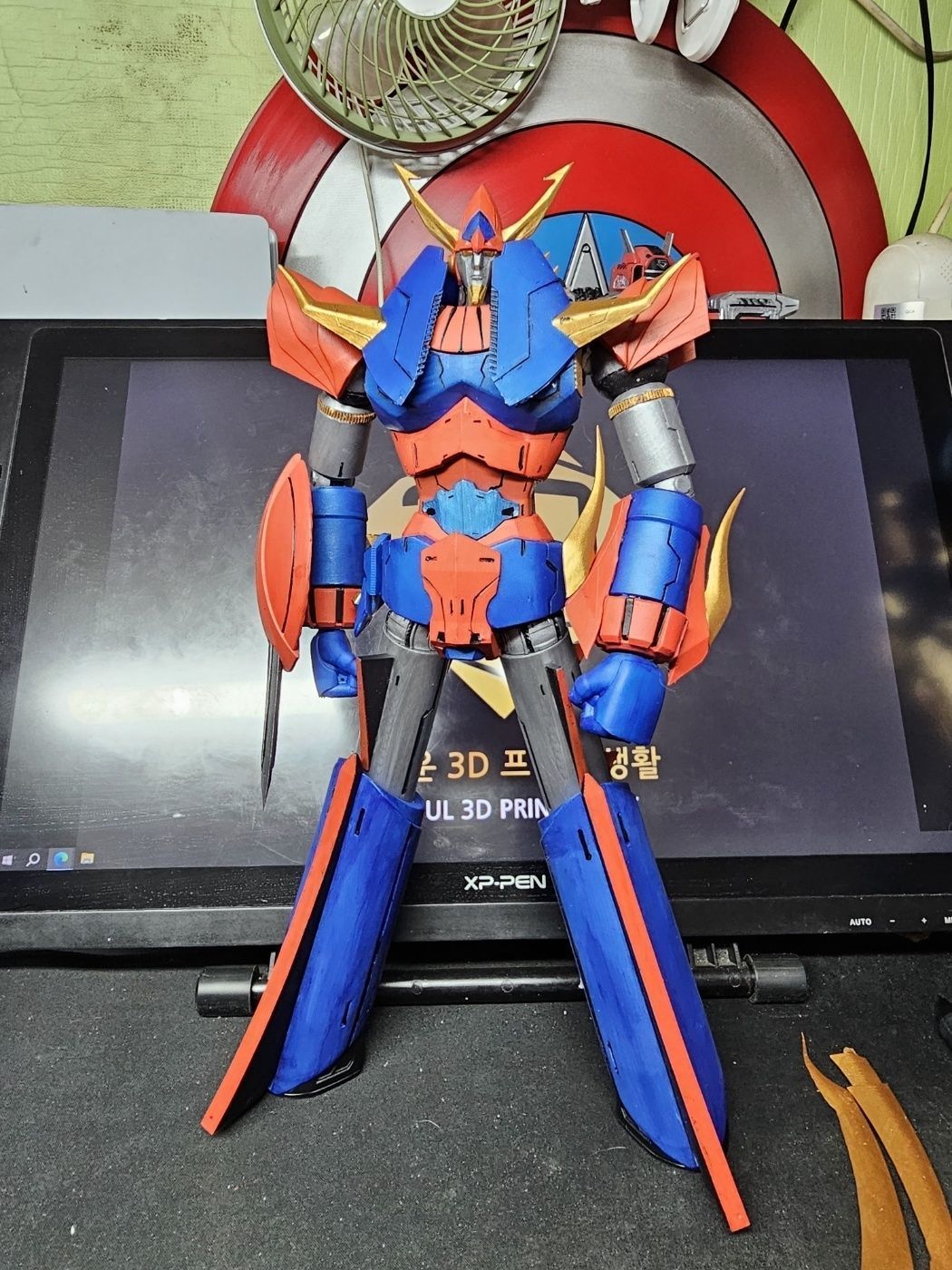 Robot Raideen 3D print model_11