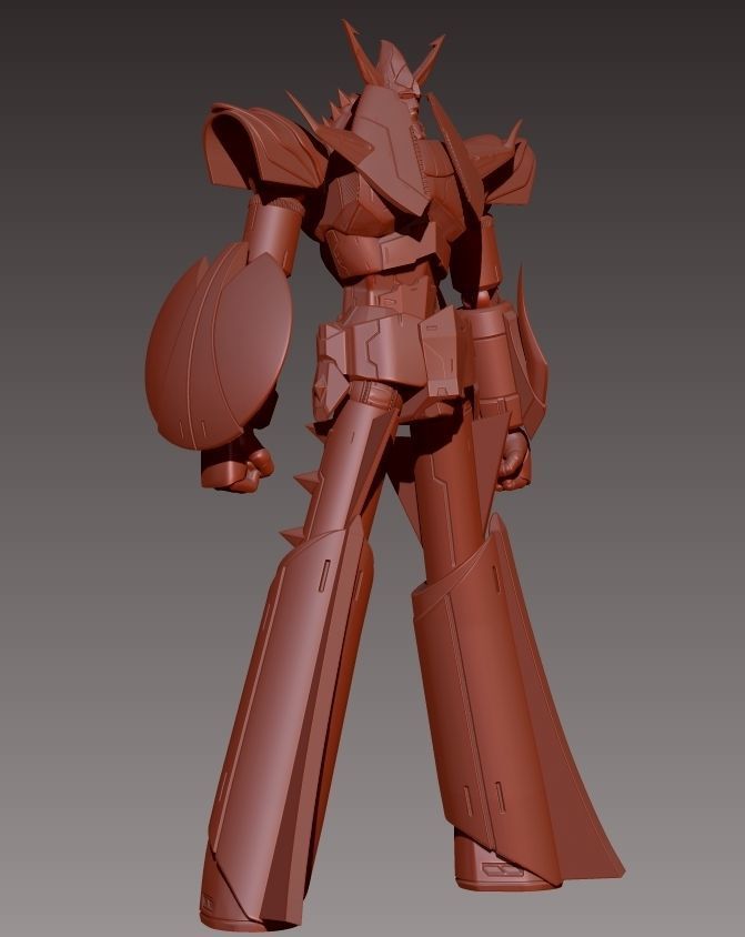 Robot Raideen 3D print model_25