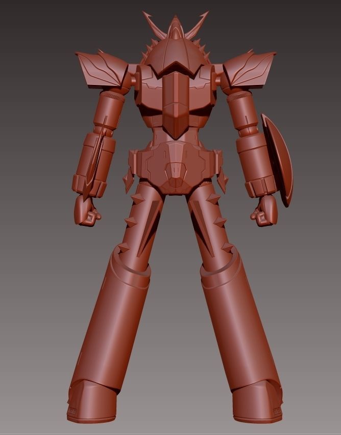 Robot Raideen 3D print model_24
