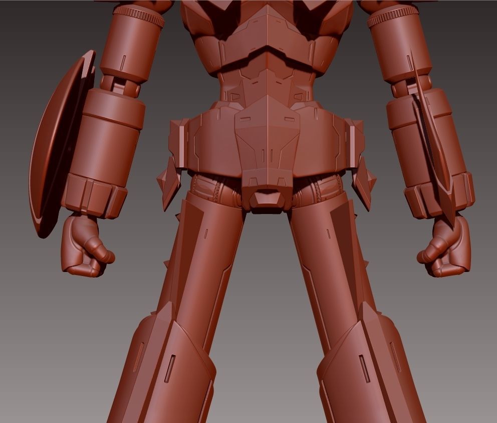 Robot Raideen 3D print model_27