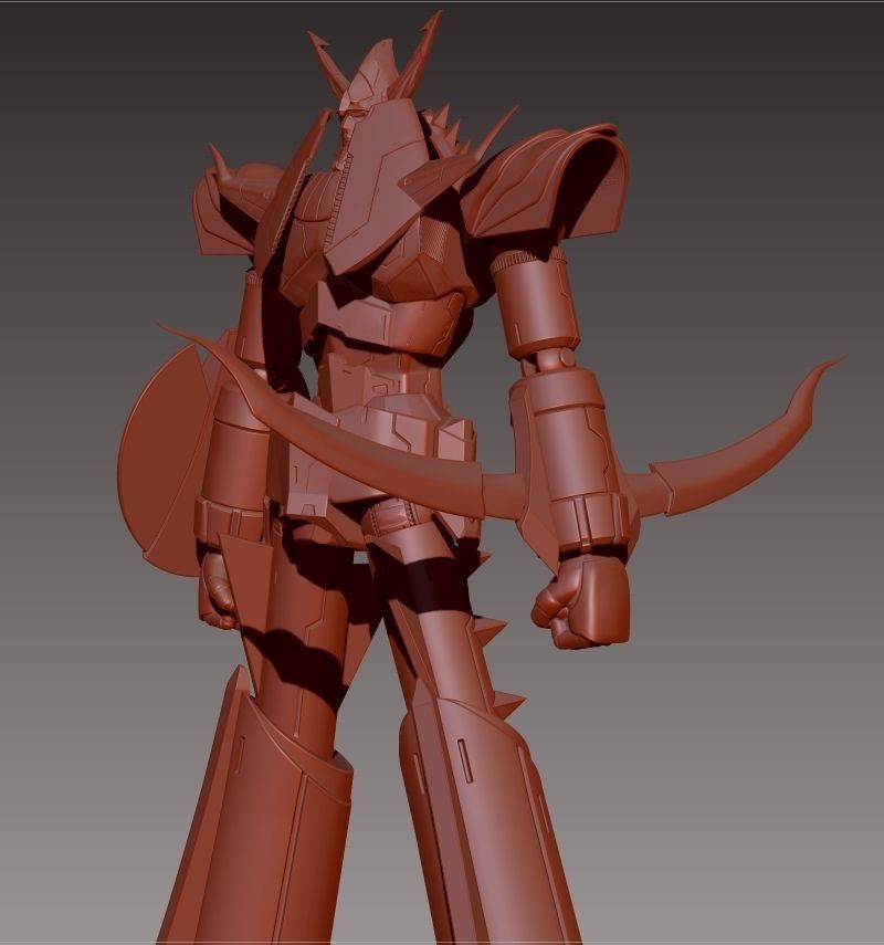 Robot Raideen 3D print model_30