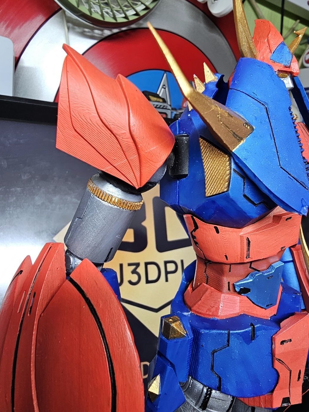 Robot Raideen 3D print model_8