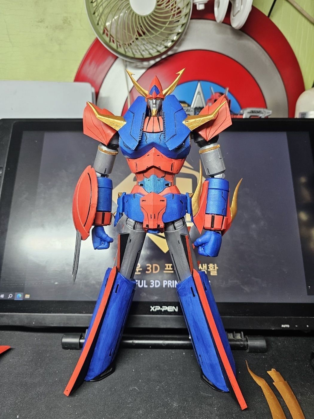 Robot Raideen 3D print model_10