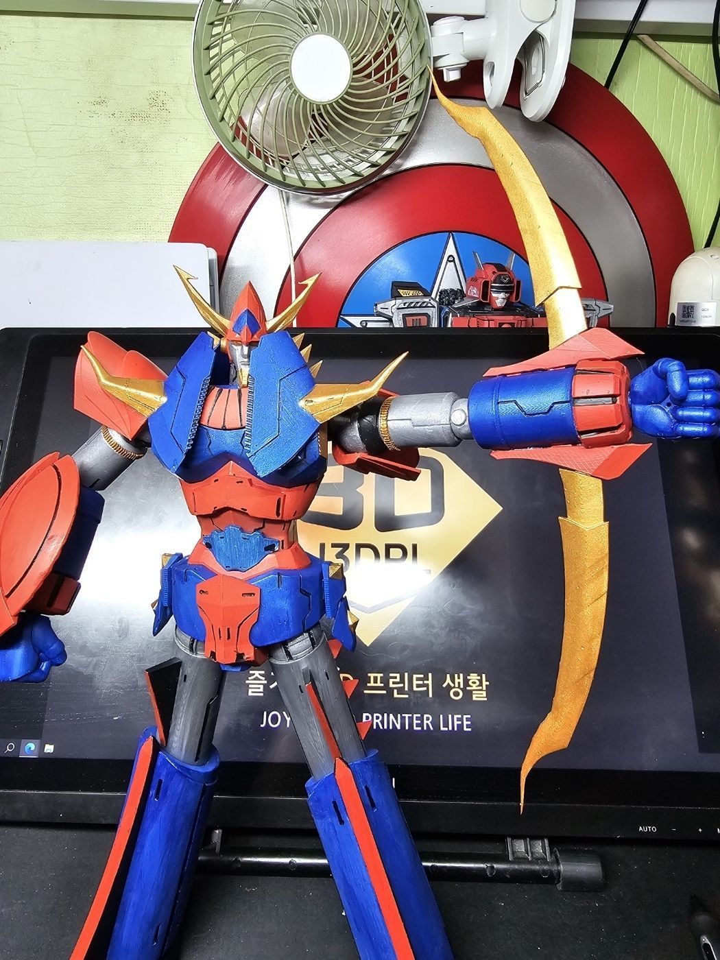 Robot Raideen 3D print model_4