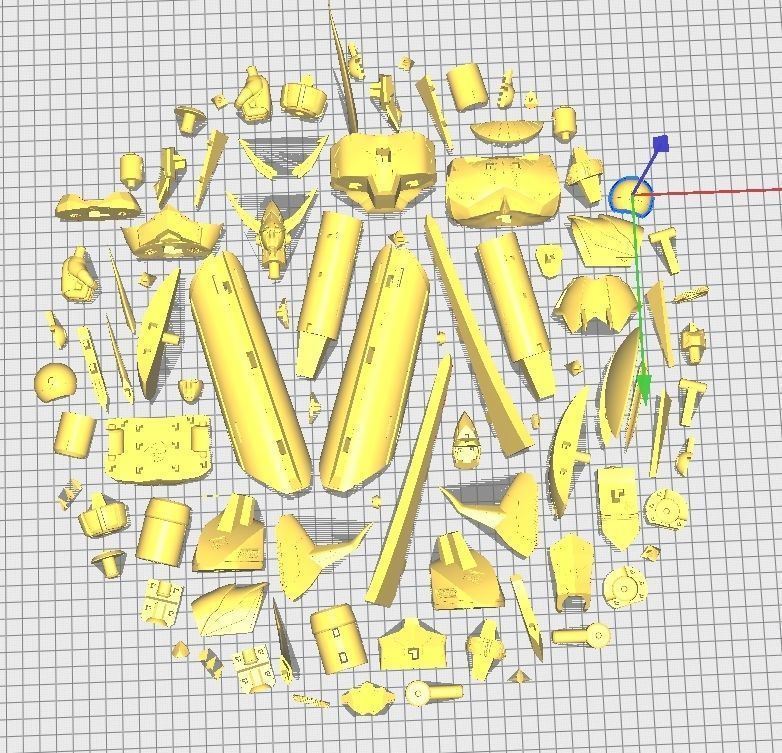 Robot Raideen 3D print model_31