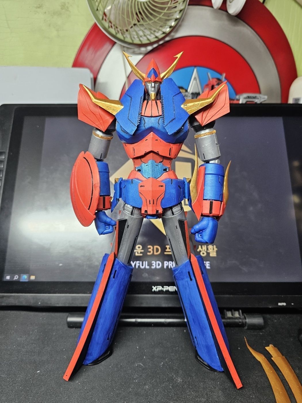Robot Raideen 3D print model_6