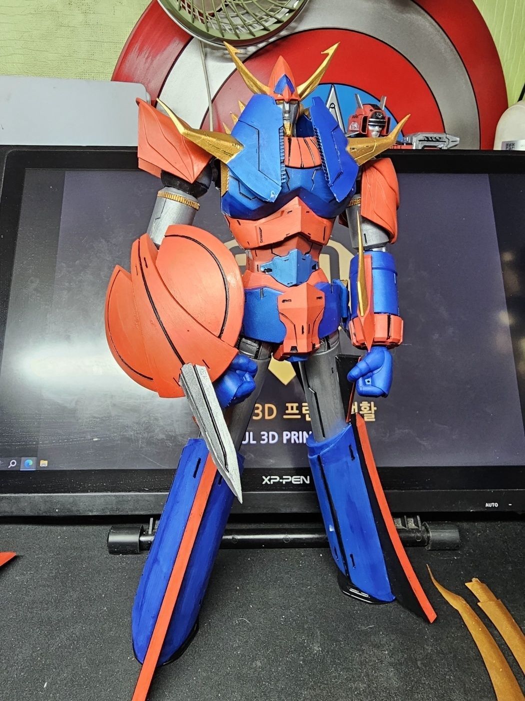 Robot Raideen 3D print model_7