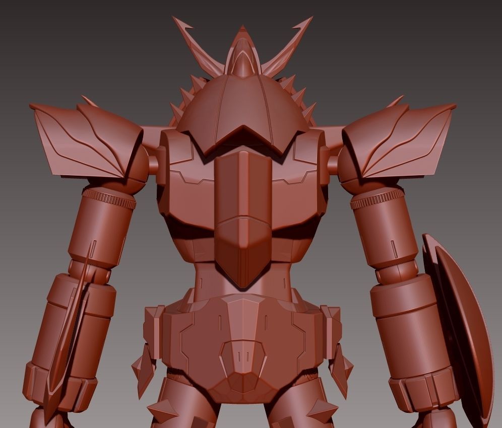 Robot Raideen 3D print model_29