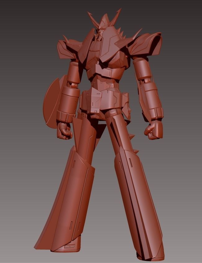 Robot Raideen 3D print model_22