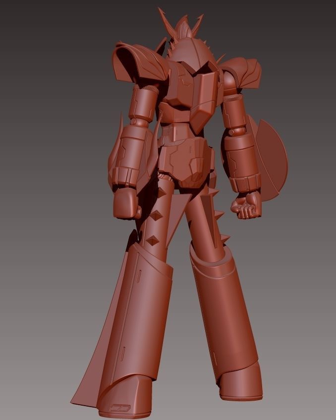 Robot Raideen 3D print model_23