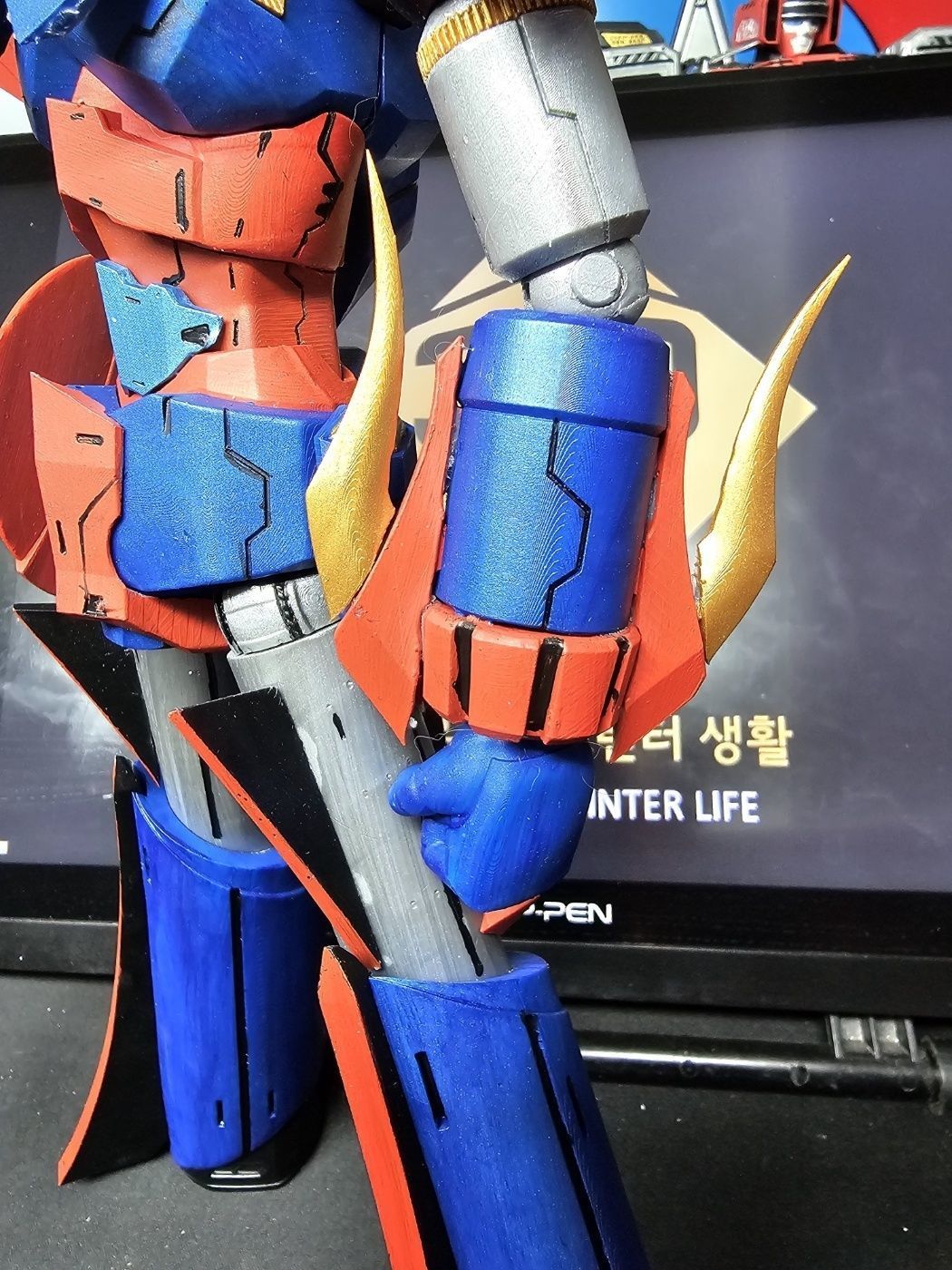 Robot Raideen 3D print model_3