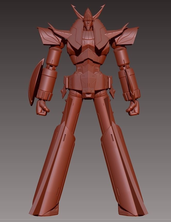 Robot Raideen 3D print model_21