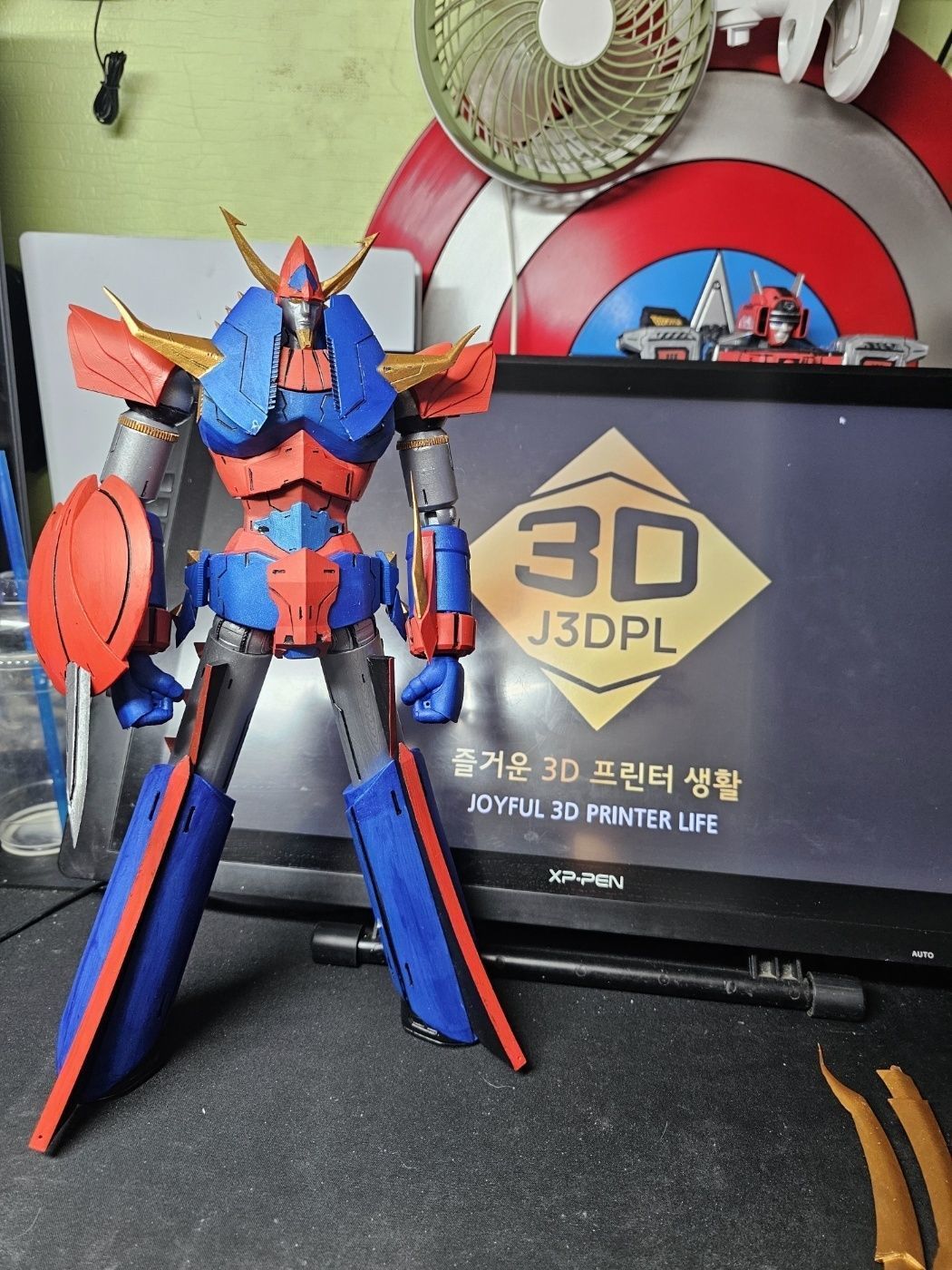 Robot Raideen 3D print model_15