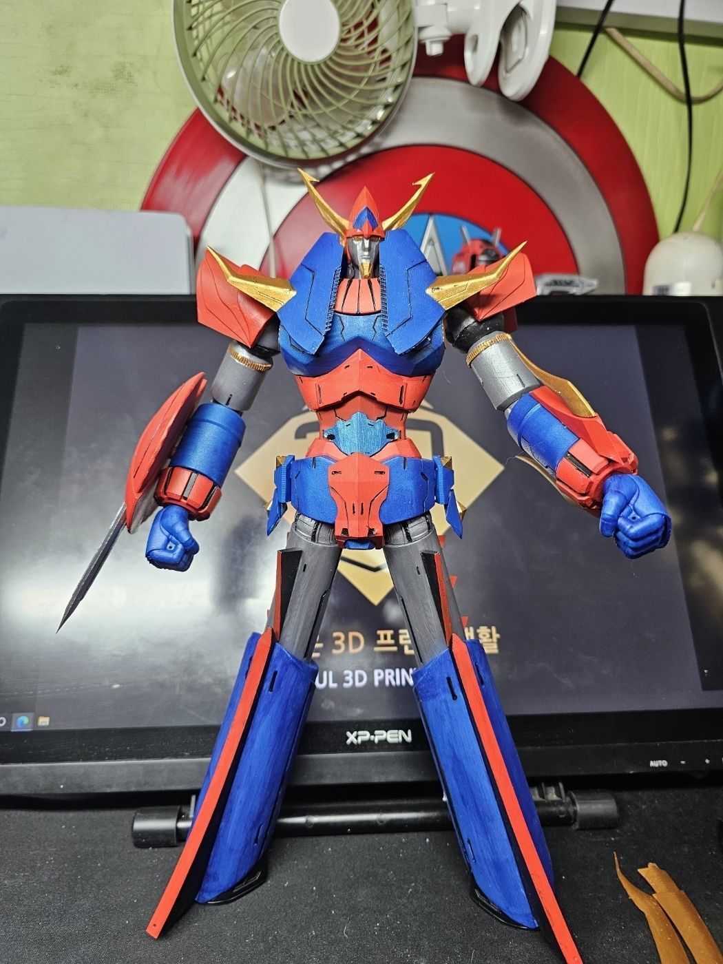 Robot Raideen 3D print model_12