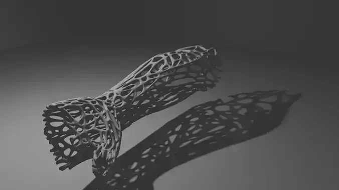 Voronoi Arm Cast 3D Model