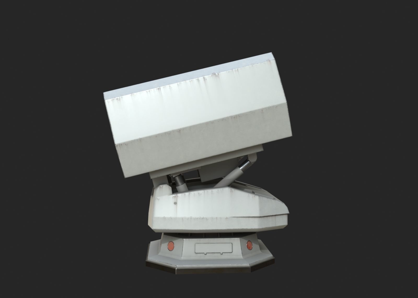 Chinese Navy Type 726-4A decoy launching device Low-poly 3D model_5