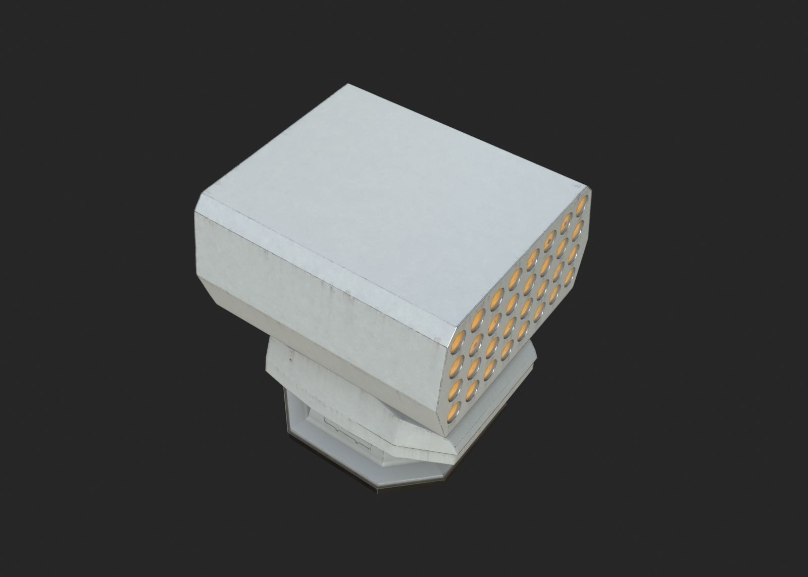 Chinese Navy Type 726-4A decoy launching device Low-poly 3D model_9