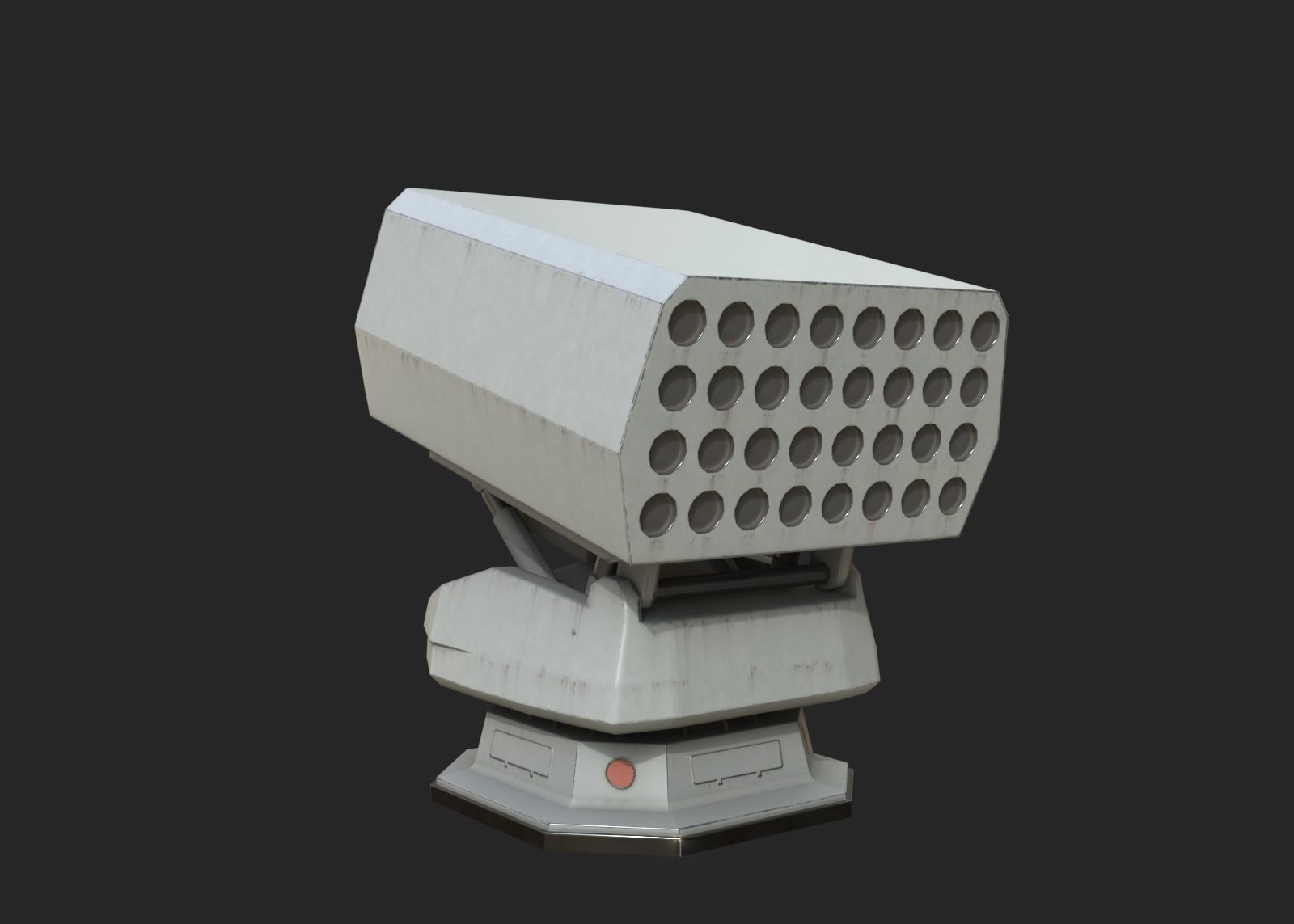 Chinese Navy Type 726-4A decoy launching device Low-poly 3D model_3