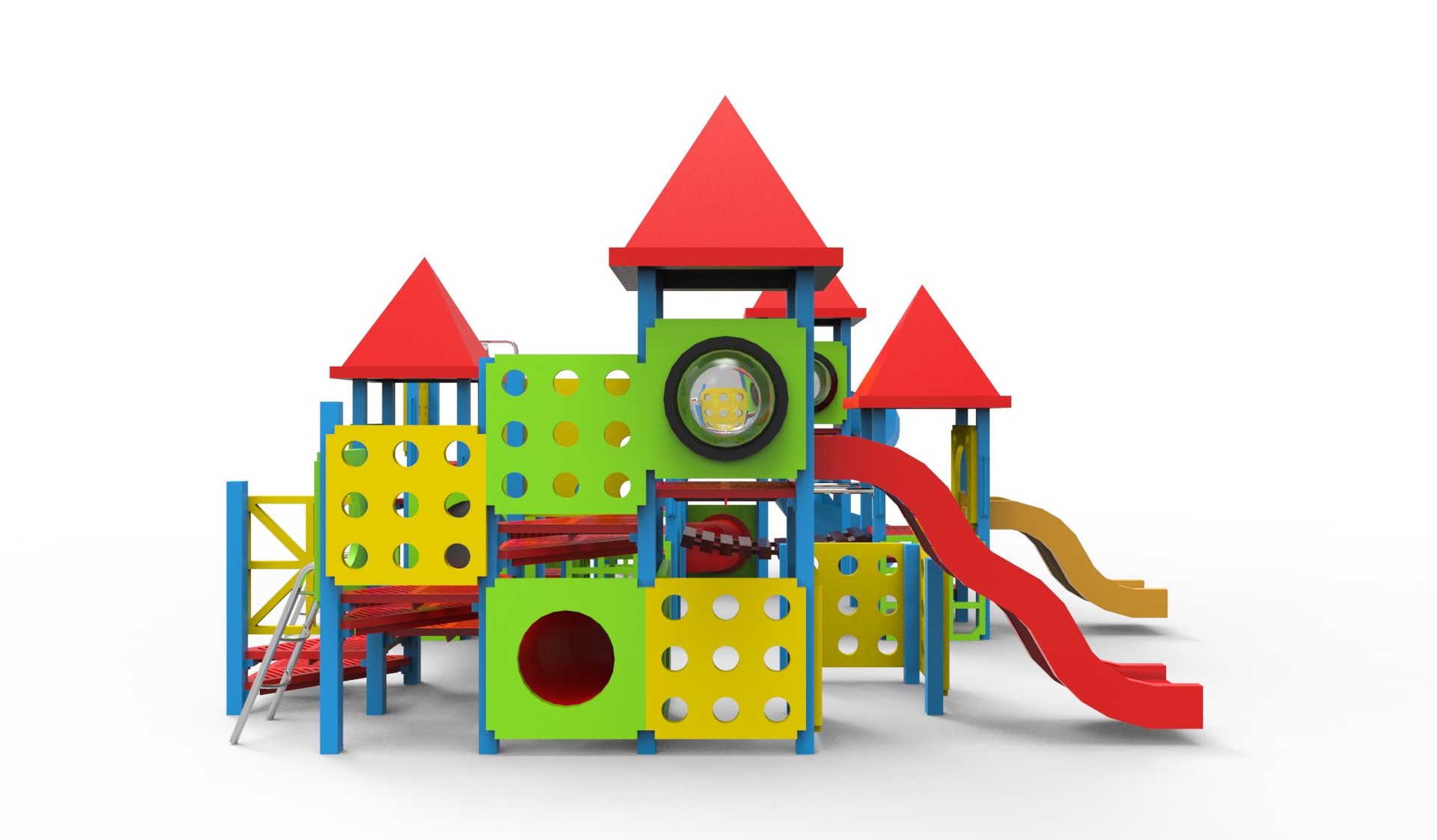 Play Ground  Low-poly 3D model_1