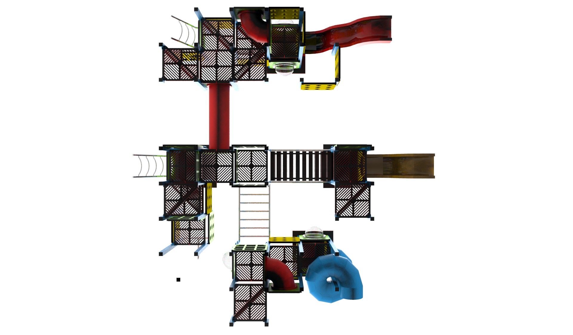 Play Ground  Low-poly 3D model_6