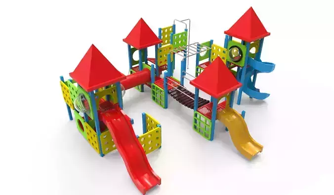 Play Ground  Low-poly 3D model