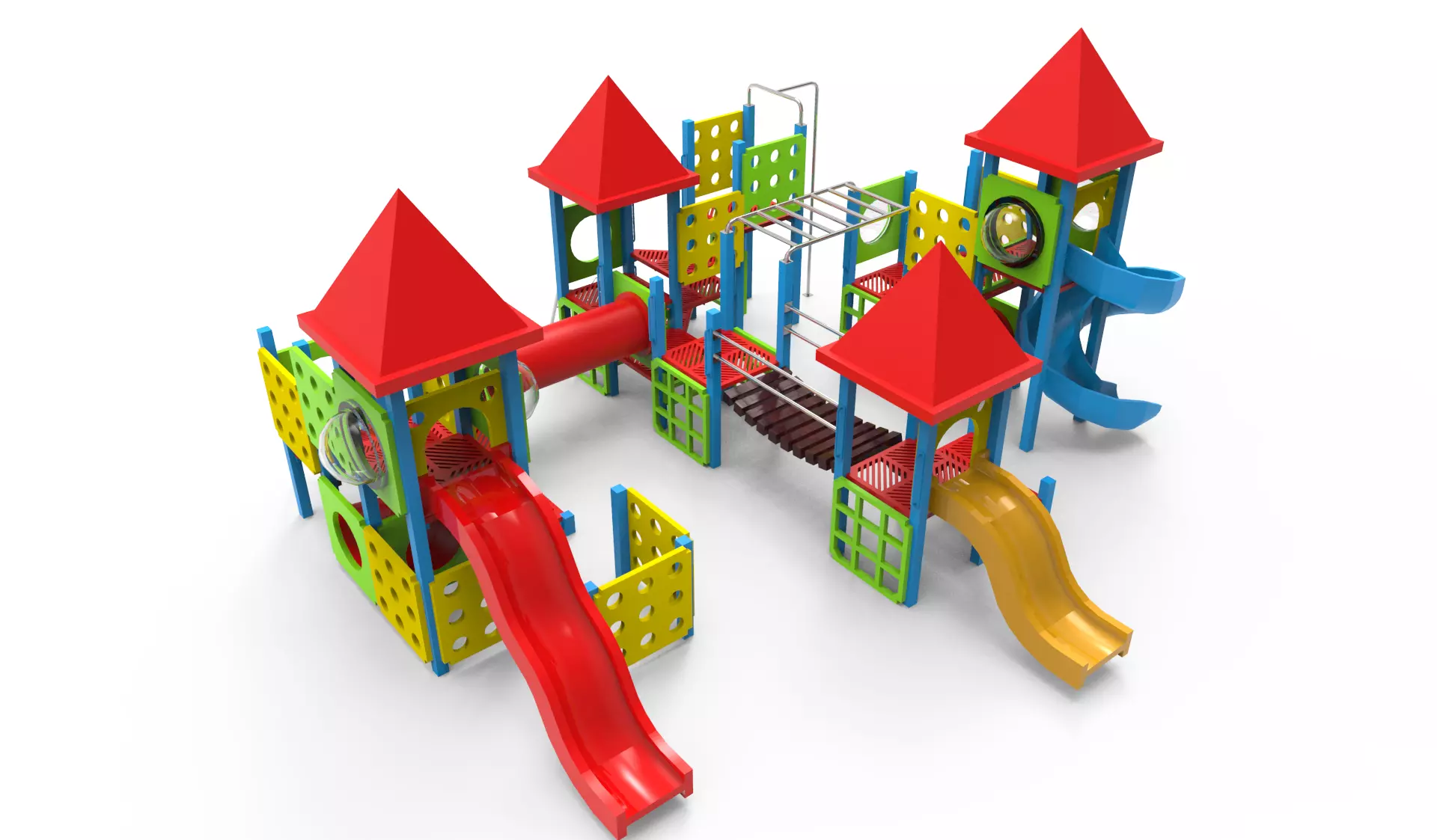 Play Ground  Low-poly 3D model_0