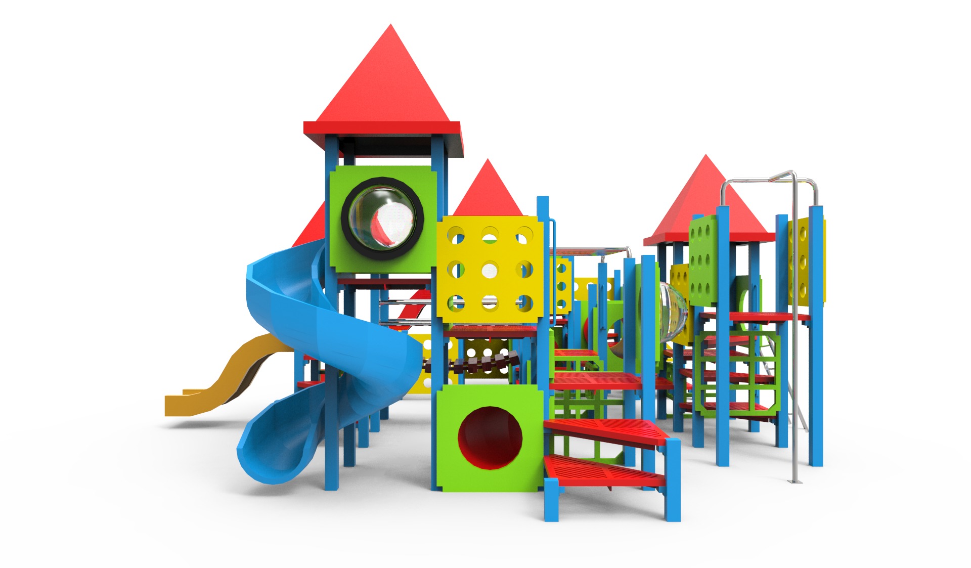 Play Ground  Low-poly 3D model_2