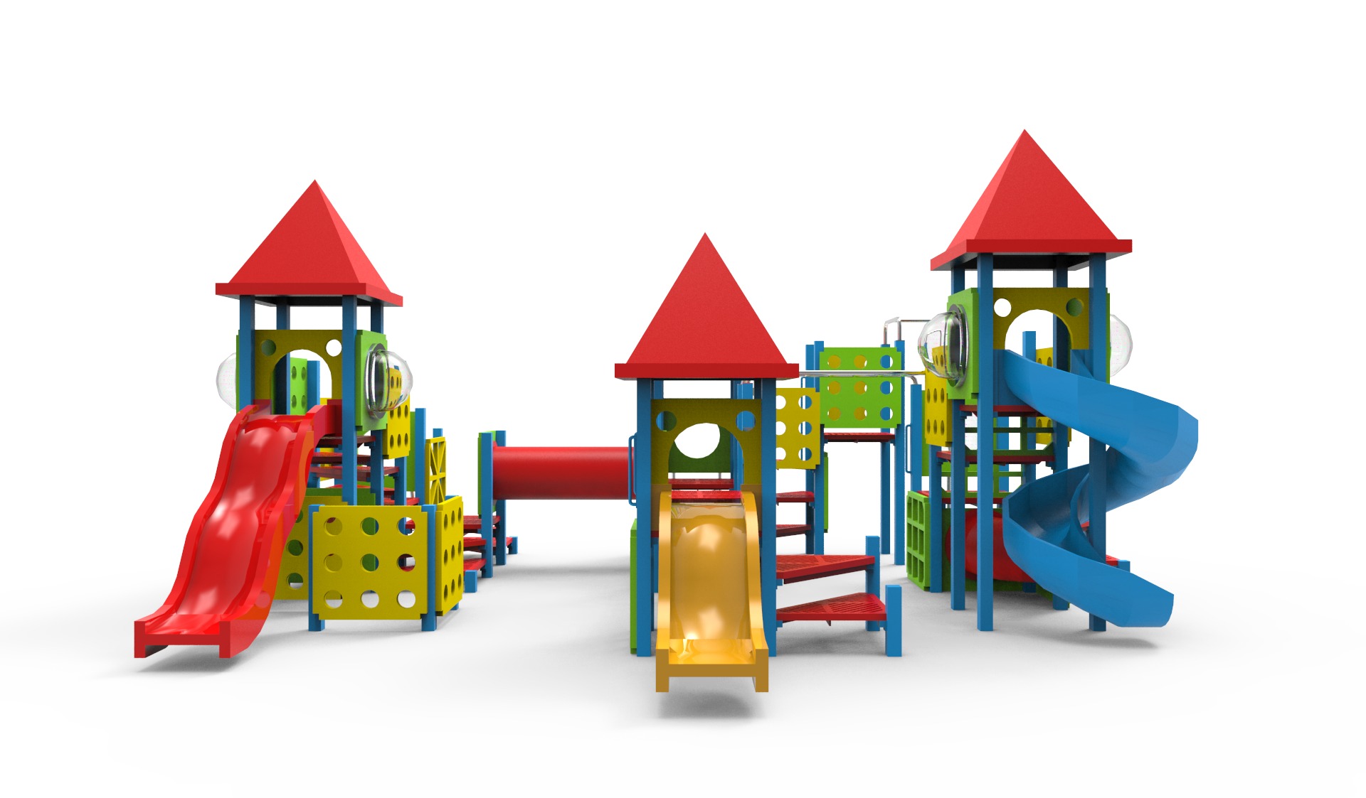 Play Ground  Low-poly 3D model_4