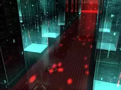 City futuristic with lights