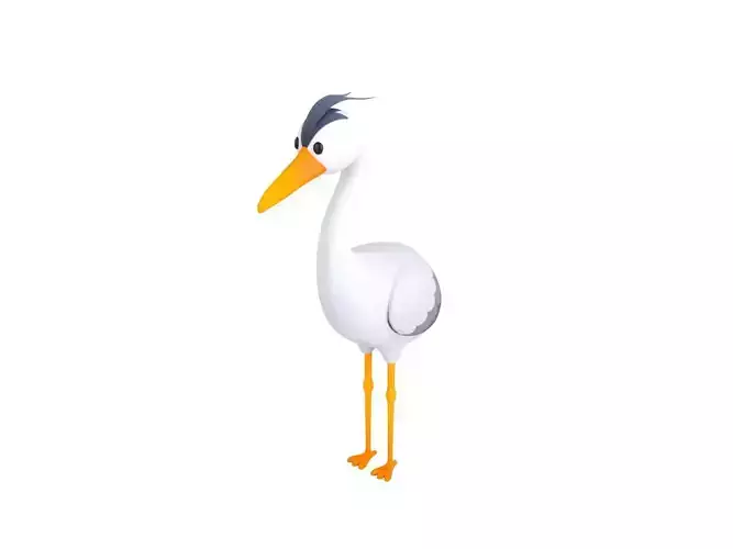 Character301 Heron 3D model