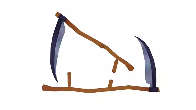 Long Sickle - Hand Painted