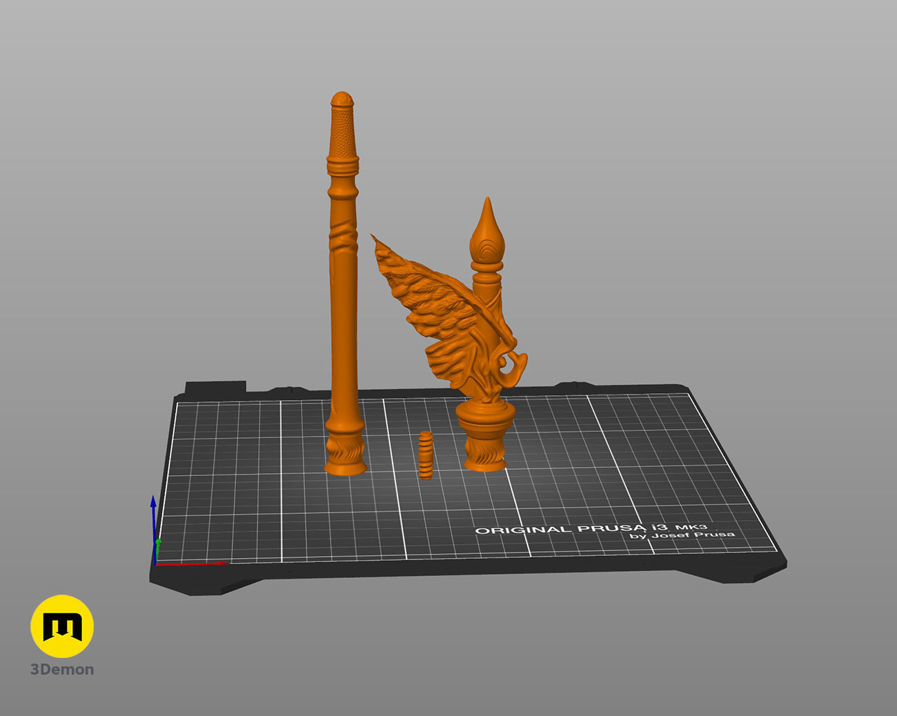 Celine Castillon wand 3D print model_4