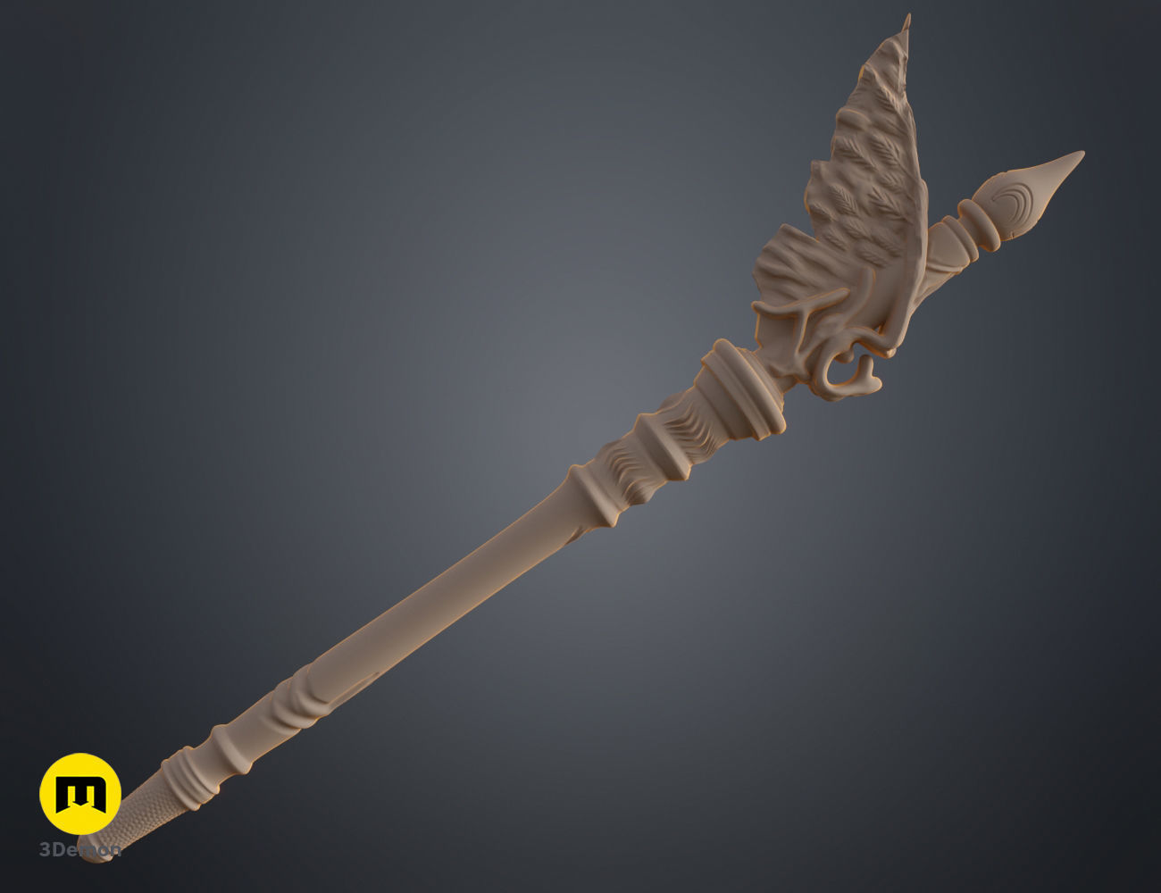 Celine Castillon wand 3D print model_8