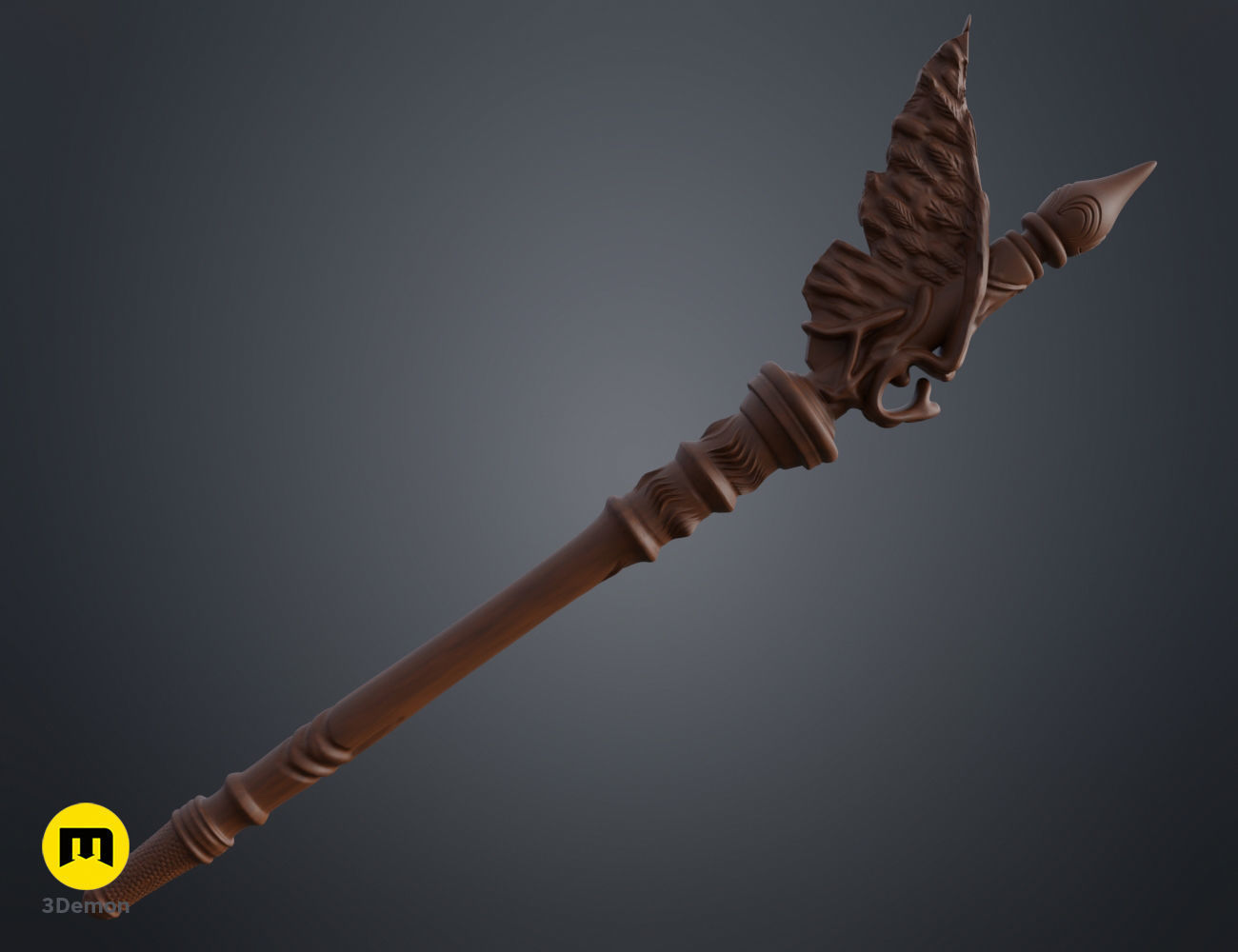 Celine Castillon wand 3D print model_5