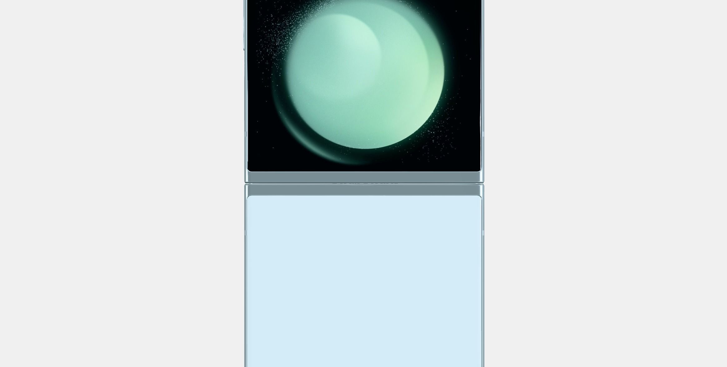 Samsung Galaxy Z Flip Mint Low-poly 3D model_15