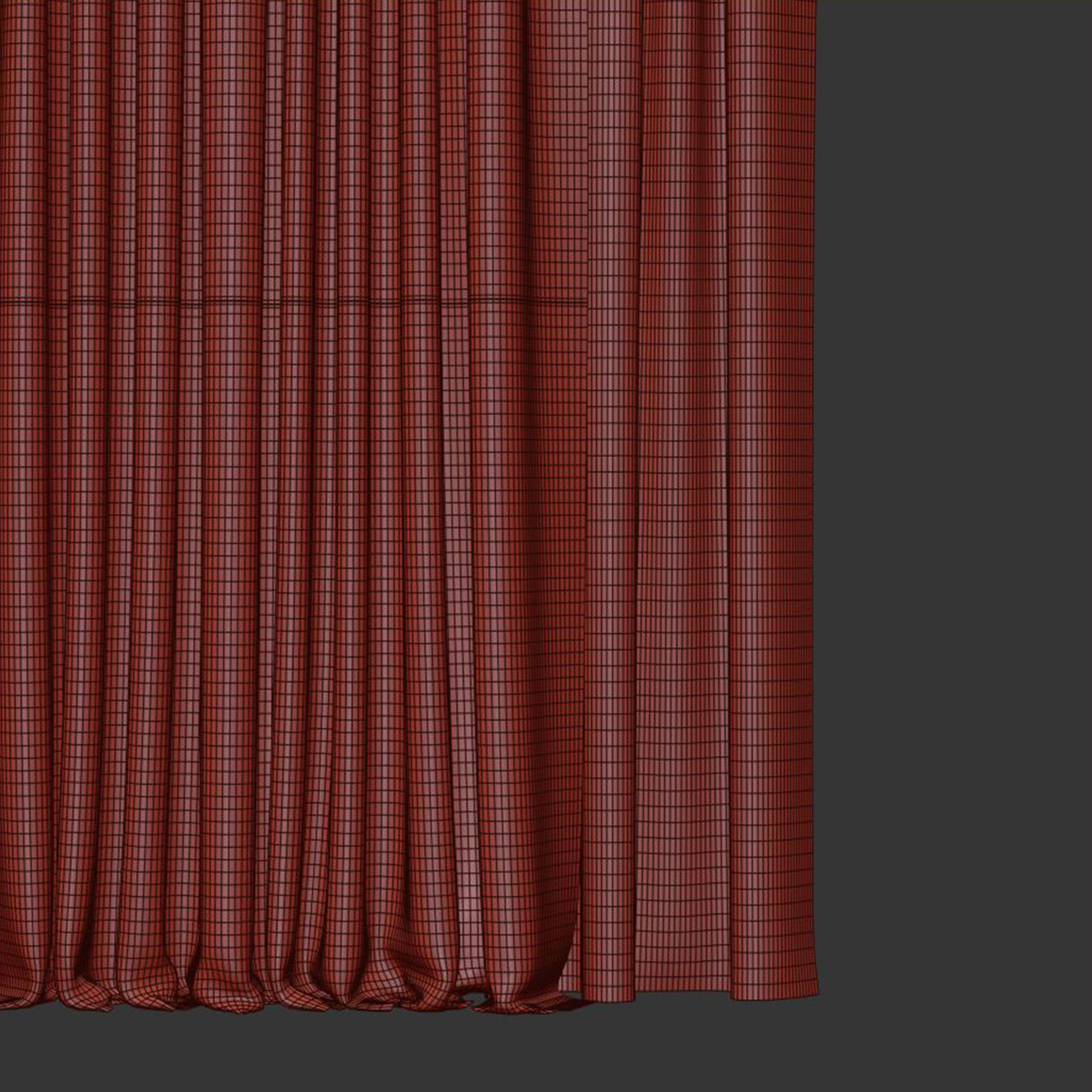 Curtain Set M28  3D model_5