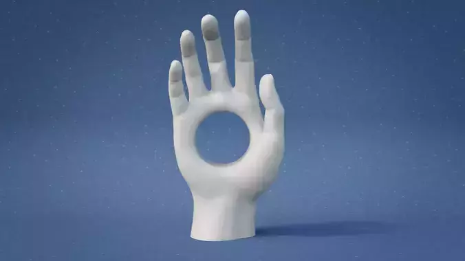 Hand with Hole
