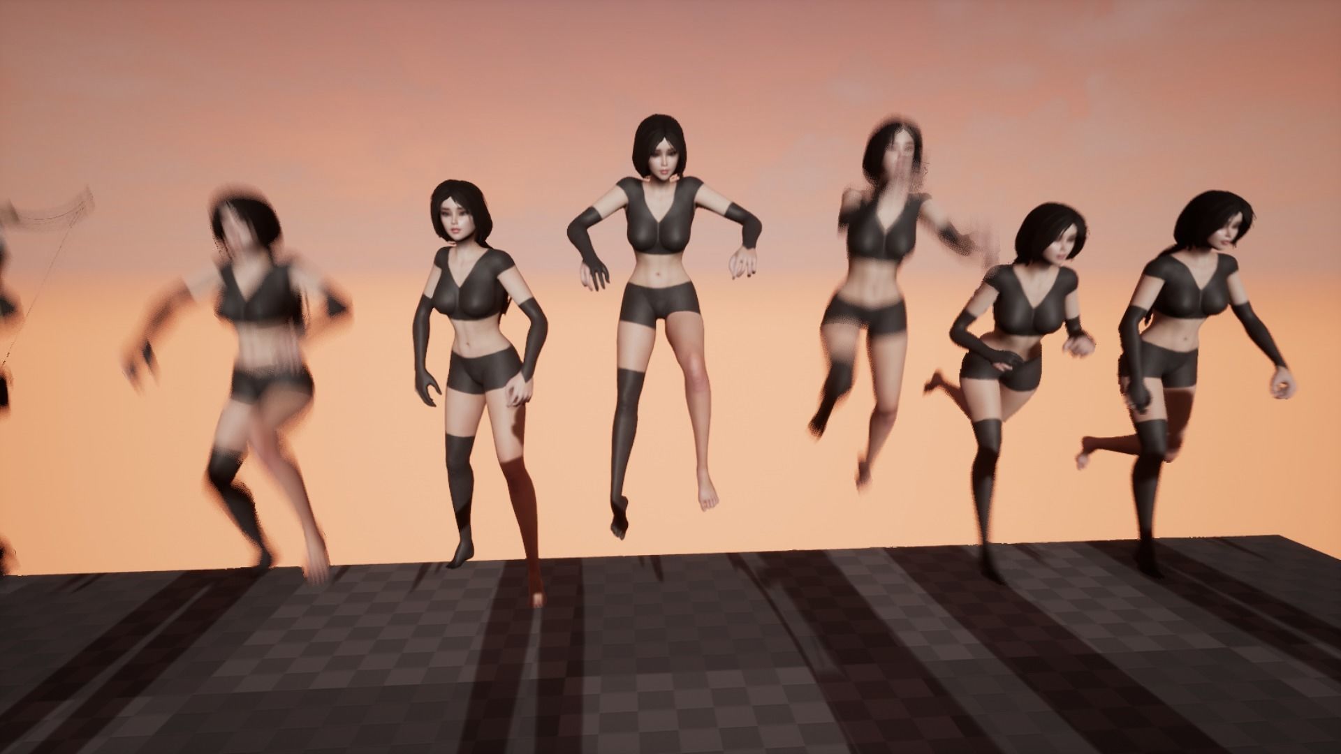 Archer - Female Character Low-poly 3D model_14