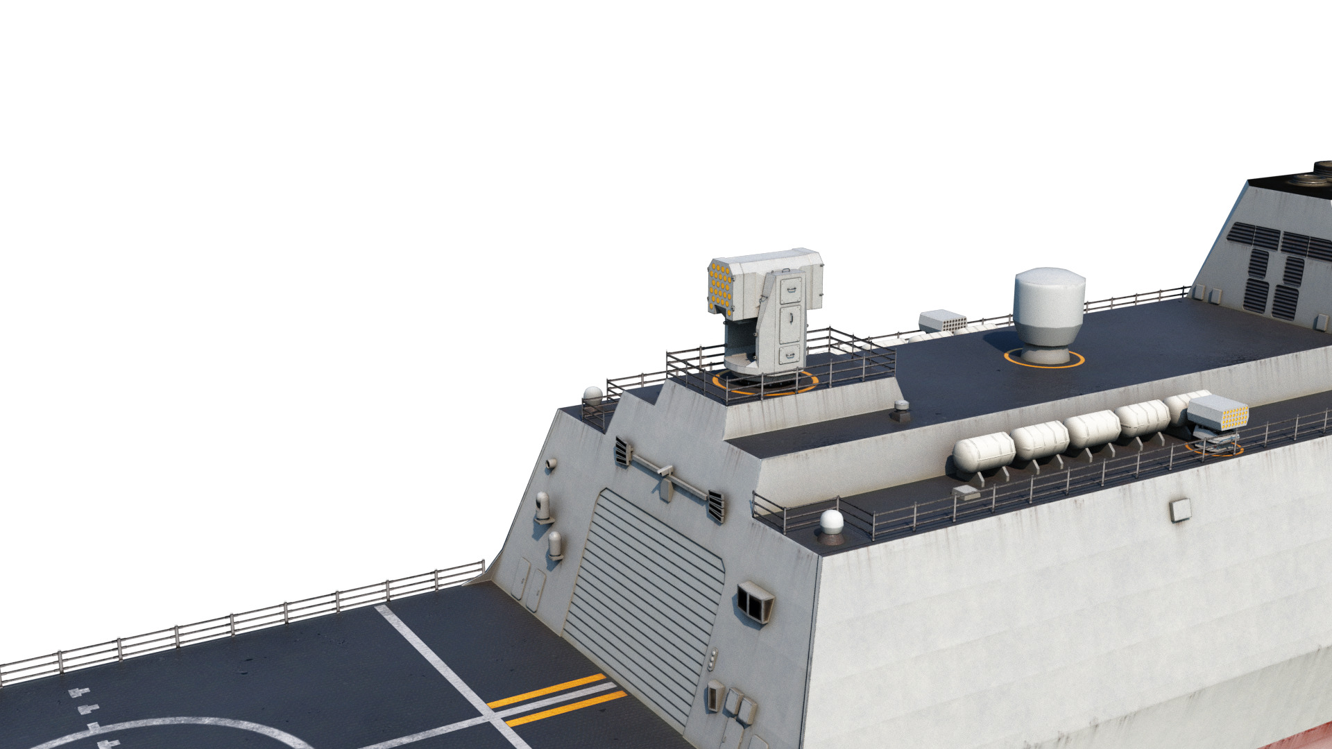 PLAN Type 054B frigate Chinese Navy Jiangkai III class Low-poly 3D model_8