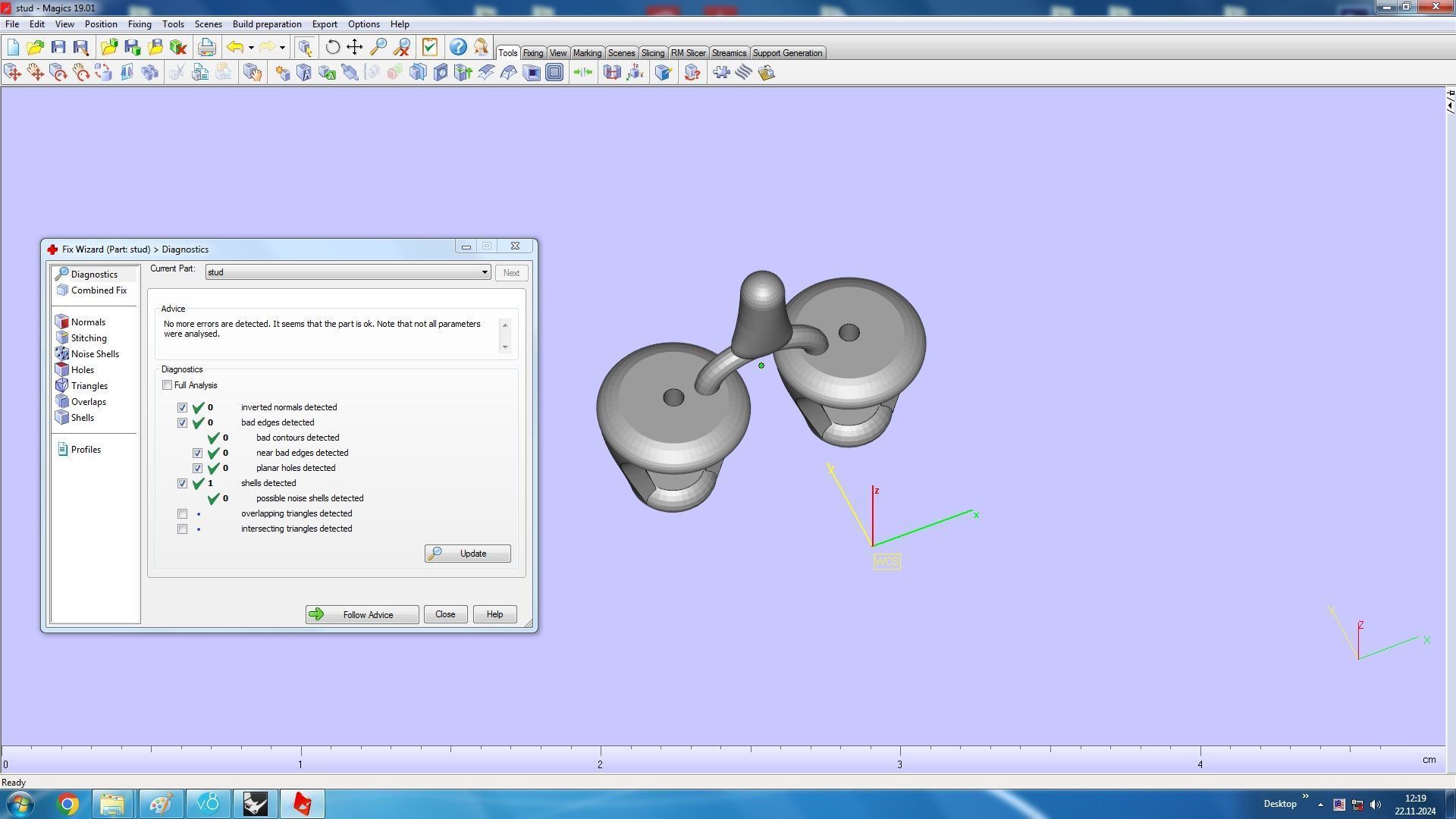 Avocado Stud Earrings 3D print model_7